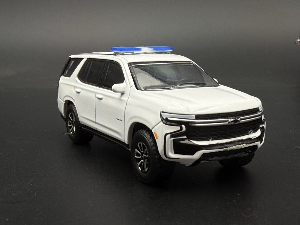 2 Pack 1/64 Scale Model Blue Clear Code 3 Defender Lightbar Police 6408BC4