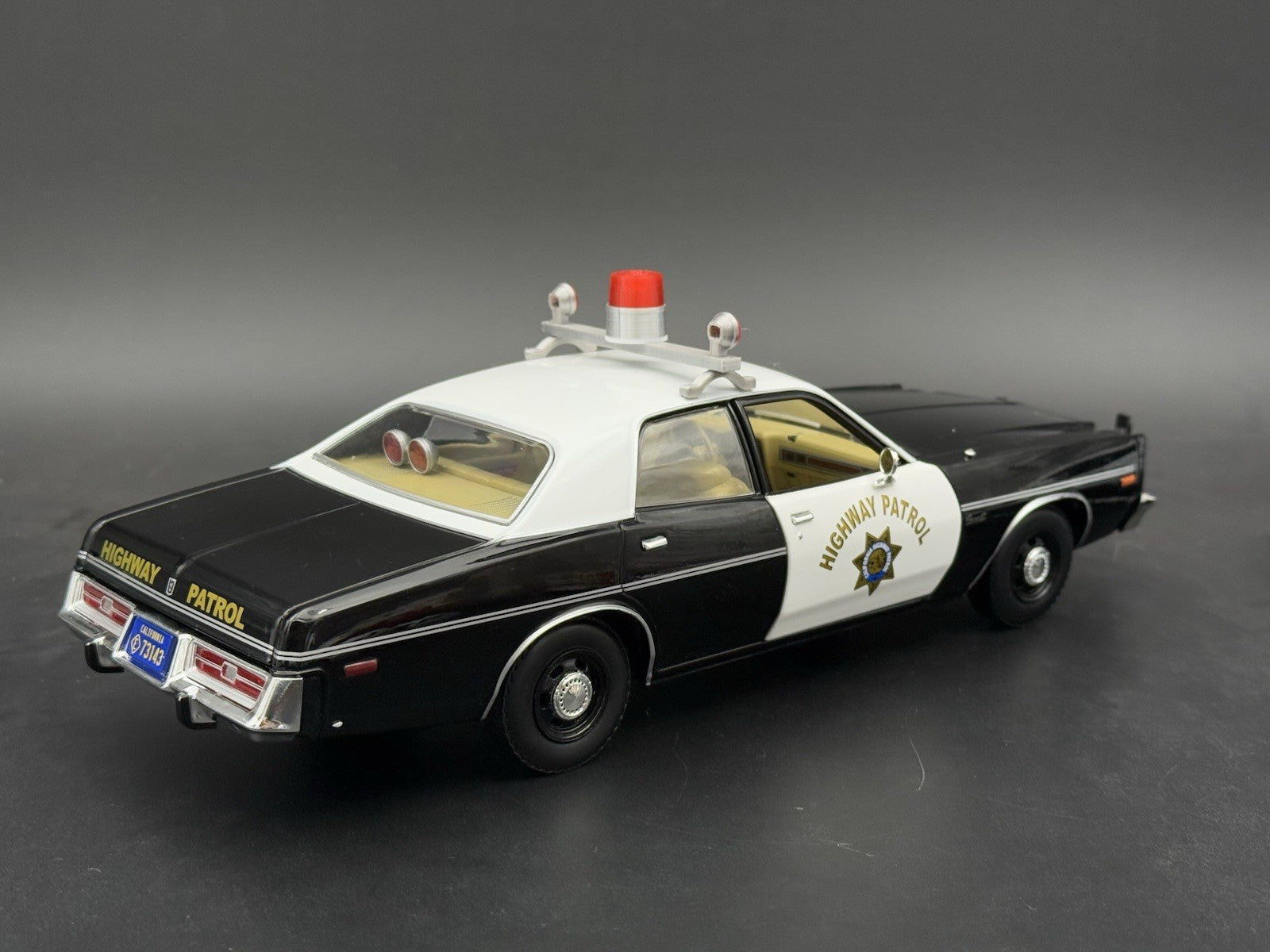 1/24 25 Scale Model Visibar CJ 184 284 Red Beacon Lollipop Police Light 2456RRR6