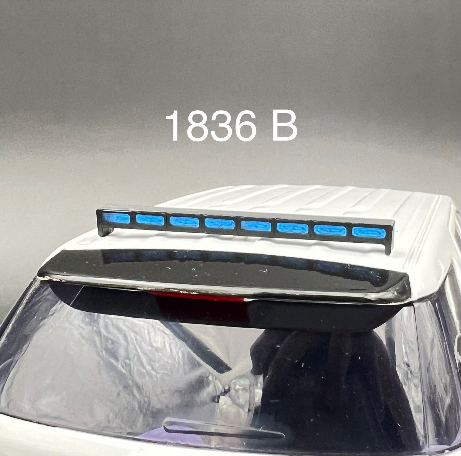 1/18 LED Ready Blue Traffic Advisor Arrow Stick Deck Lightbar Police Sheriff0