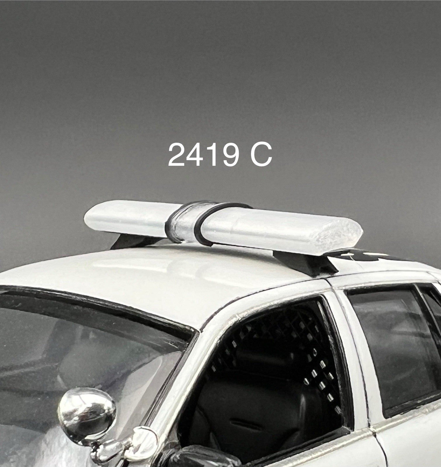 1/24 25 LED Compatible Jetstrobe Jetstream Lightbar Clear Police Sheriff Fire0