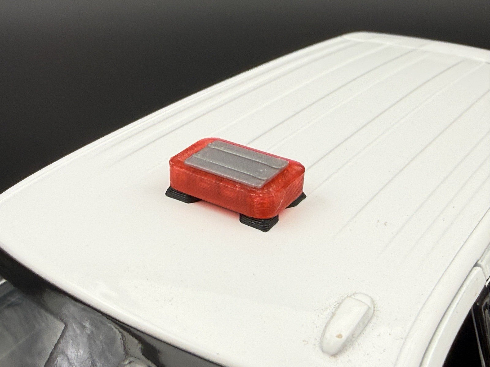 2-Pack 1/24 25 Scale Model Micro Whelen Edge Freedom Red Lightbar 2408MICROR2
