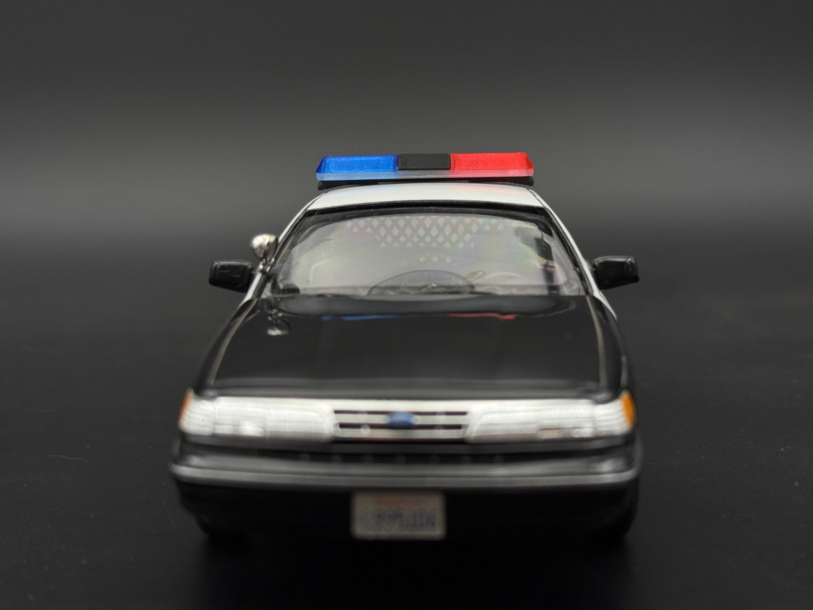 1/24 25 Scale Model Blue Red Black Code 3 Excalibur Lightbar Police 2415BRBLACK6