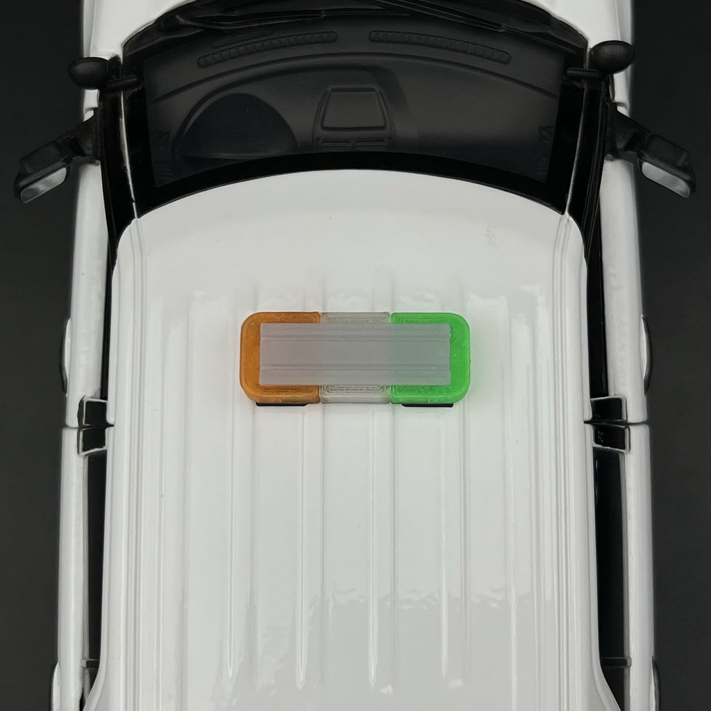 1/24 25 Mini Whelen Edge Lightbar Amber Clear Green Gray Top Cover5