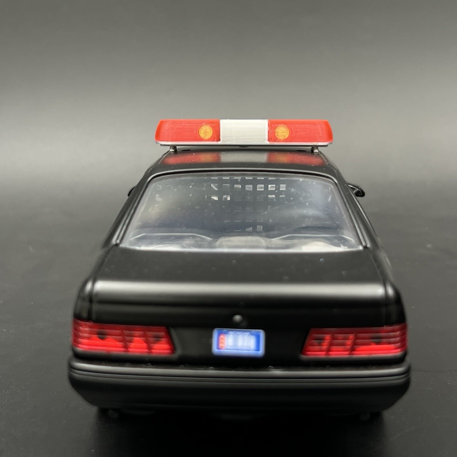 2-pack 1/43 Scale Model Red Amber Whelen 80H 90H 8000 Lightbar Police Fire4