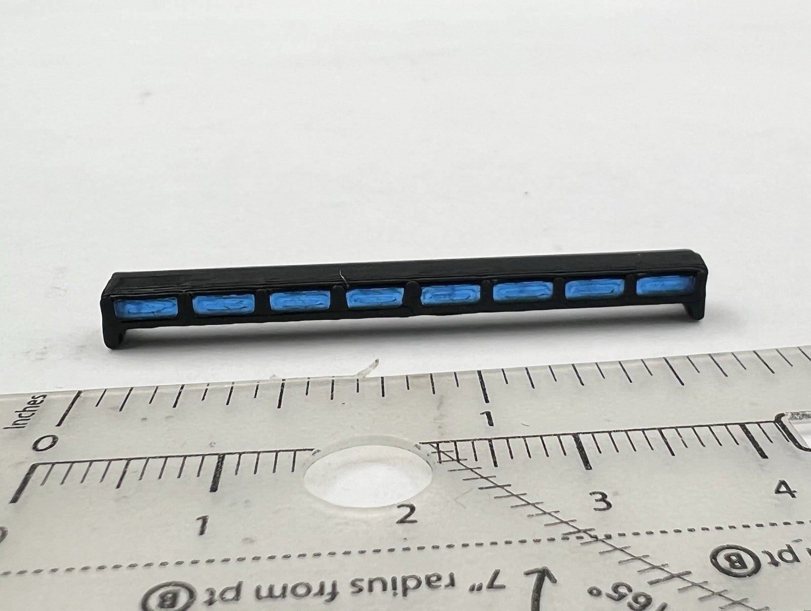 1/24 LED Ready Blue Traffic Advisor Arrow Stick Deck Lightbar Police Sheriff1