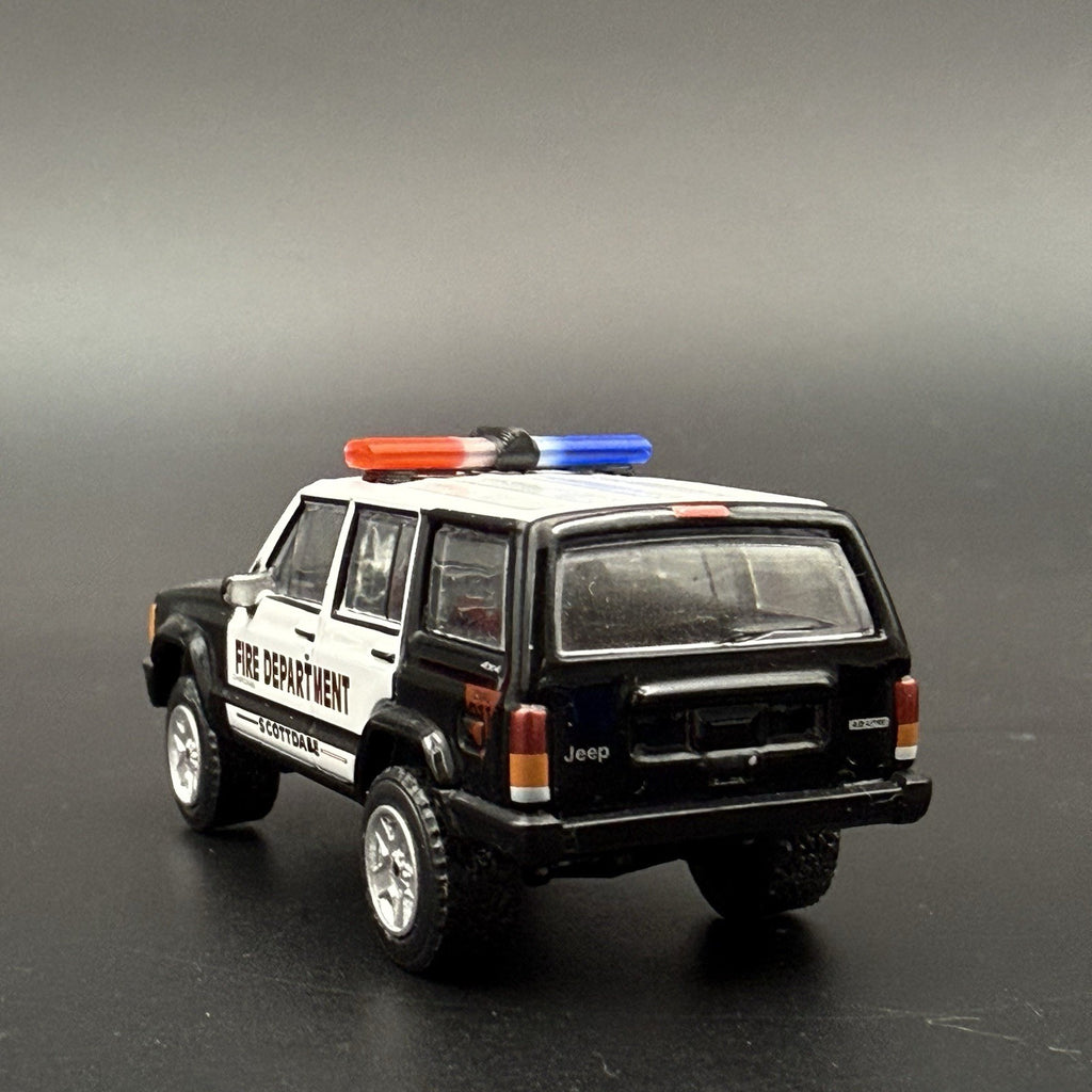 2-Pack 1/64 Scale Model Jetsonic Blue Clear Red Lightbar Police 6424BCR6