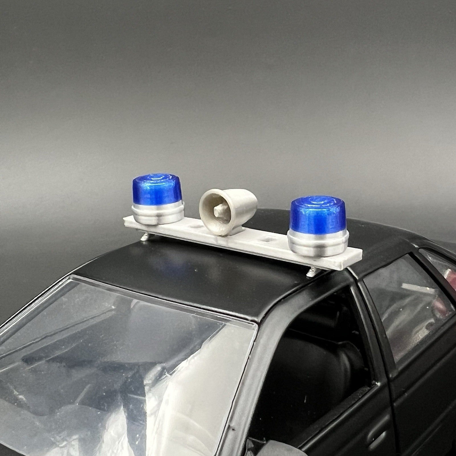 1/24 25 Blue Red Mars Skybolt Beacon Lightbar Siren Speaker Police Sheriff Fire1