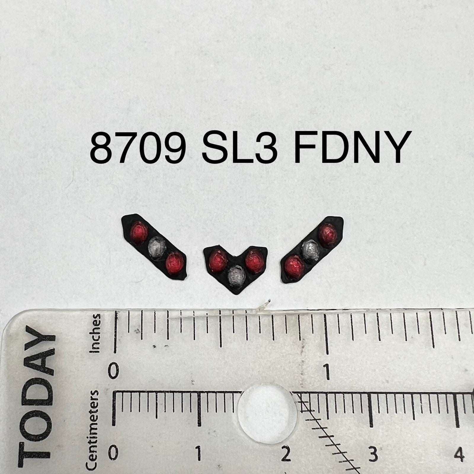 3 Pack 1/87 HO Scale FDNY NYPD Split Vision SLR Lightbar New York Fire Truck ESU0