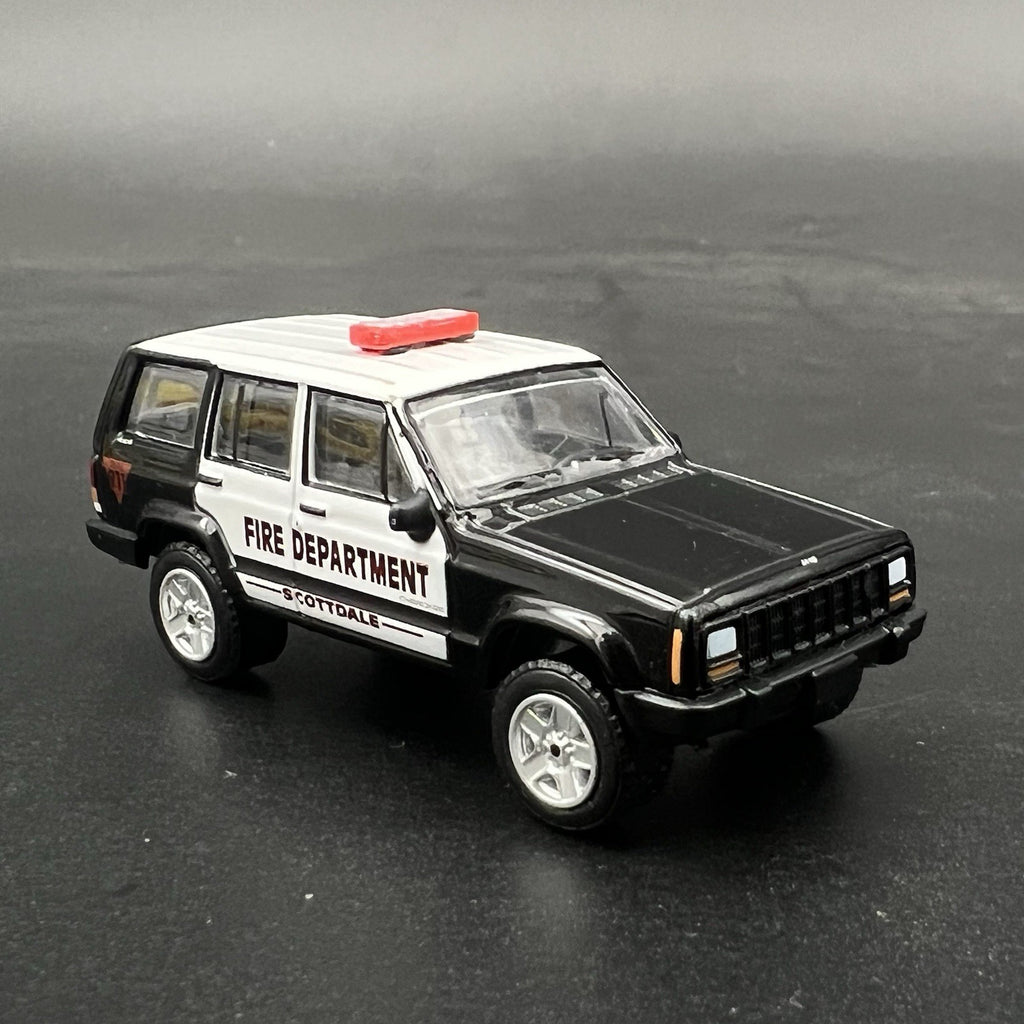 2 Pack 1/64 Mini Whelen Edge Red Lightbar Gray Top Cover Police Sheriff Fire EMS3