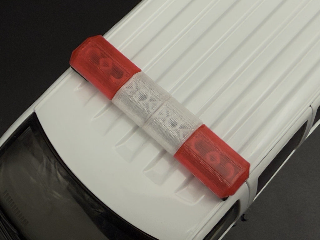1/24 25 Scale Red Clear Code 3 MX7000 XL Lightbar Ambulance Fire Truck Width 58”2