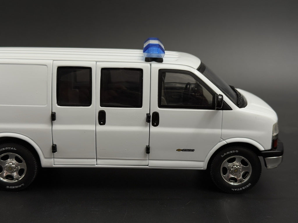 1/24 25 Scale Blue Clear Code 3 MX7000 XL Lightbar Police Fire Truck Width 58”7