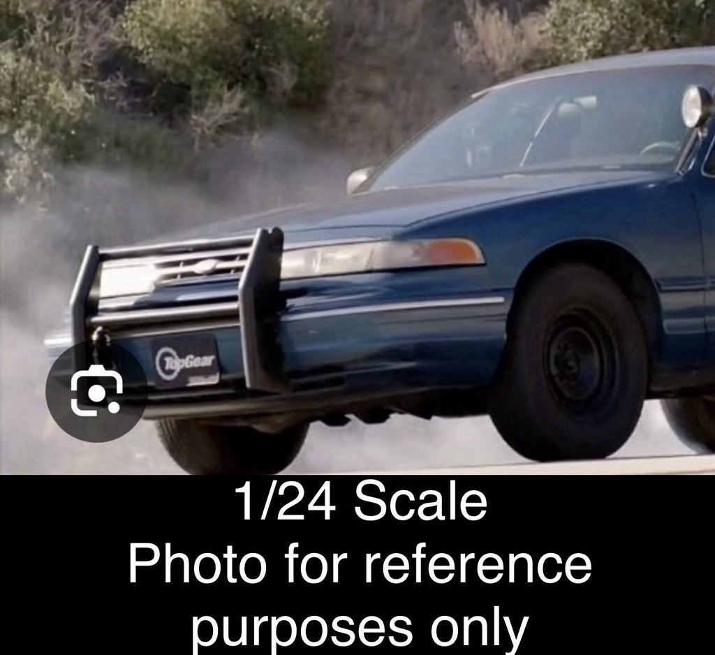 1/24 25 27 1990s Push Bumper Pushbar Crown Vic Police Sheriff Fire State Trooper10