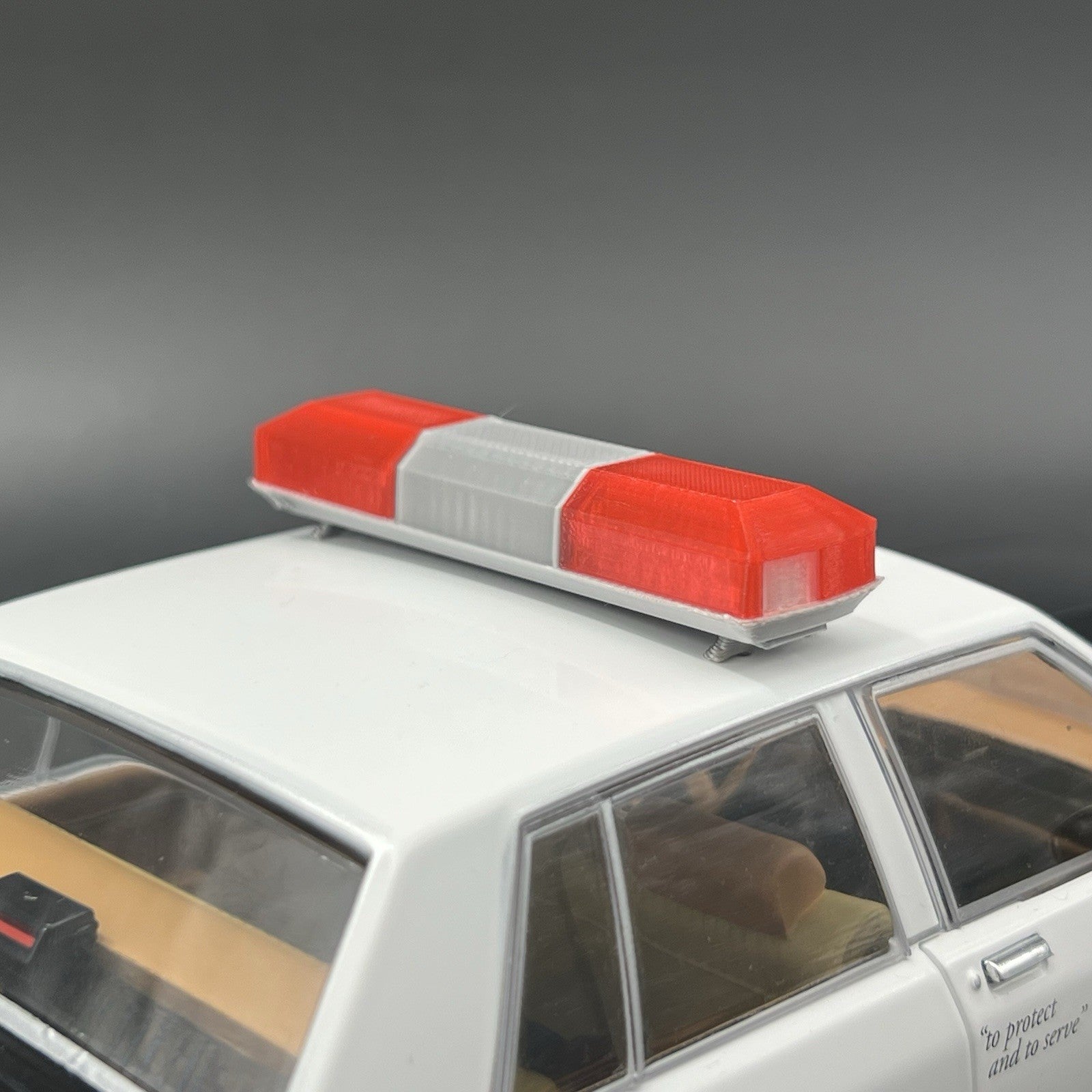 1/18 Red Smith Wesson 8780 8880 8980 Lightbar Police Sheriff Fire6