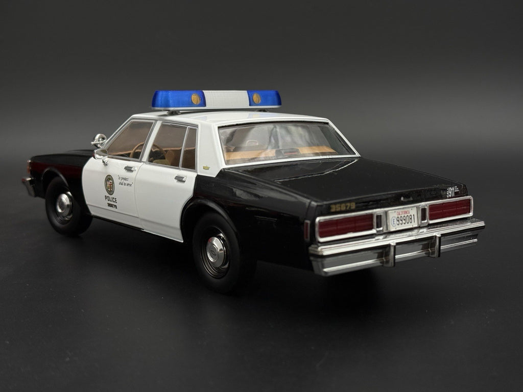 1/18 Scale Model Wide XL Blue Whelen 80H 90H 8000 Lightbar Police Fire 1844XLB4