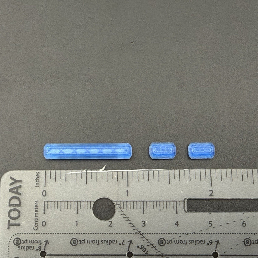 3 Pack 1/64 Scale Blue Code 3 MX7000 Long Short Lightbar Fire Engine EMS 6411B1