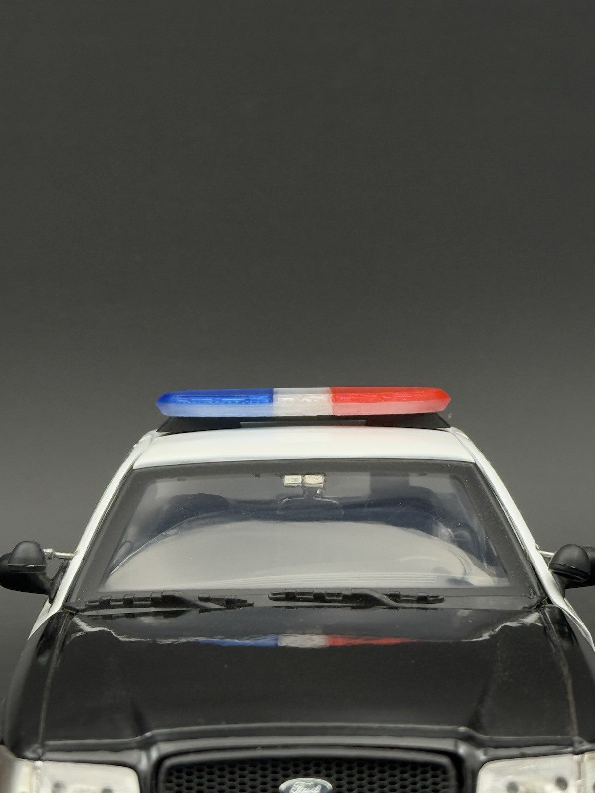 1/18 PCB Ready Blue Clear Red Federal Signal Arjent Lightbar Police 1804PCB BR6