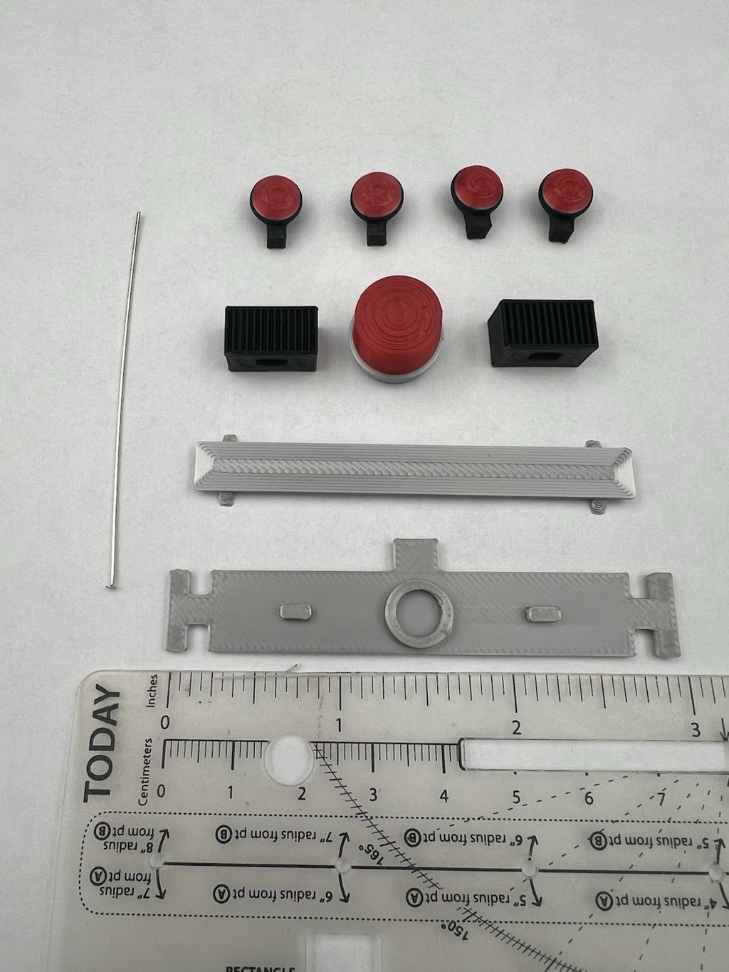 1/18 Dominion Lightbar Red Clear Ontario Provincial Police OPP Style Canada1