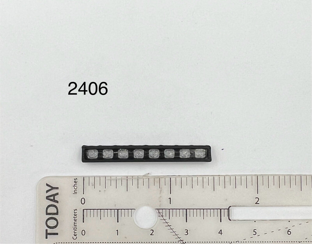 1/24 25 27 LED Ready Interior Traffic Arrow Board Deck Lightbar Police Sheriff0