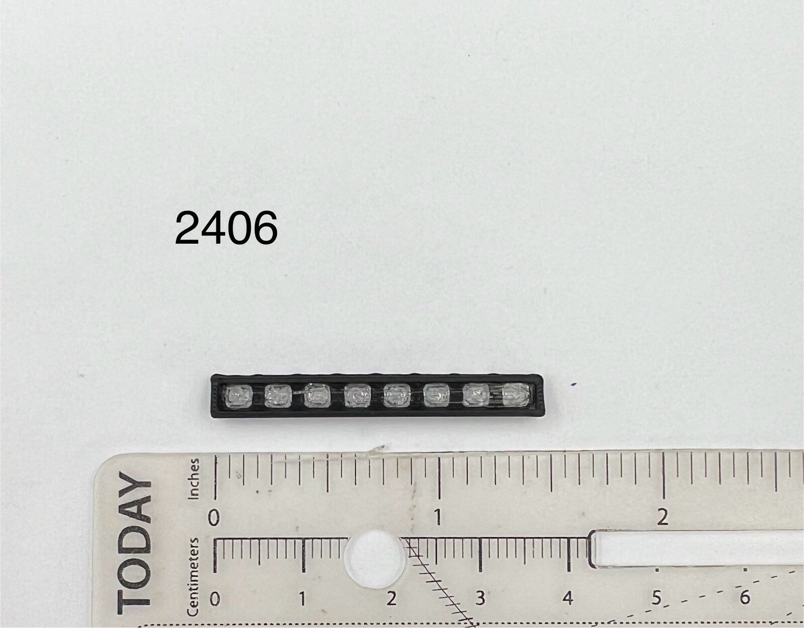 1/24 25 27 LED Ready Interior Traffic Arrow Board Deck Lightbar Police Sheriff0