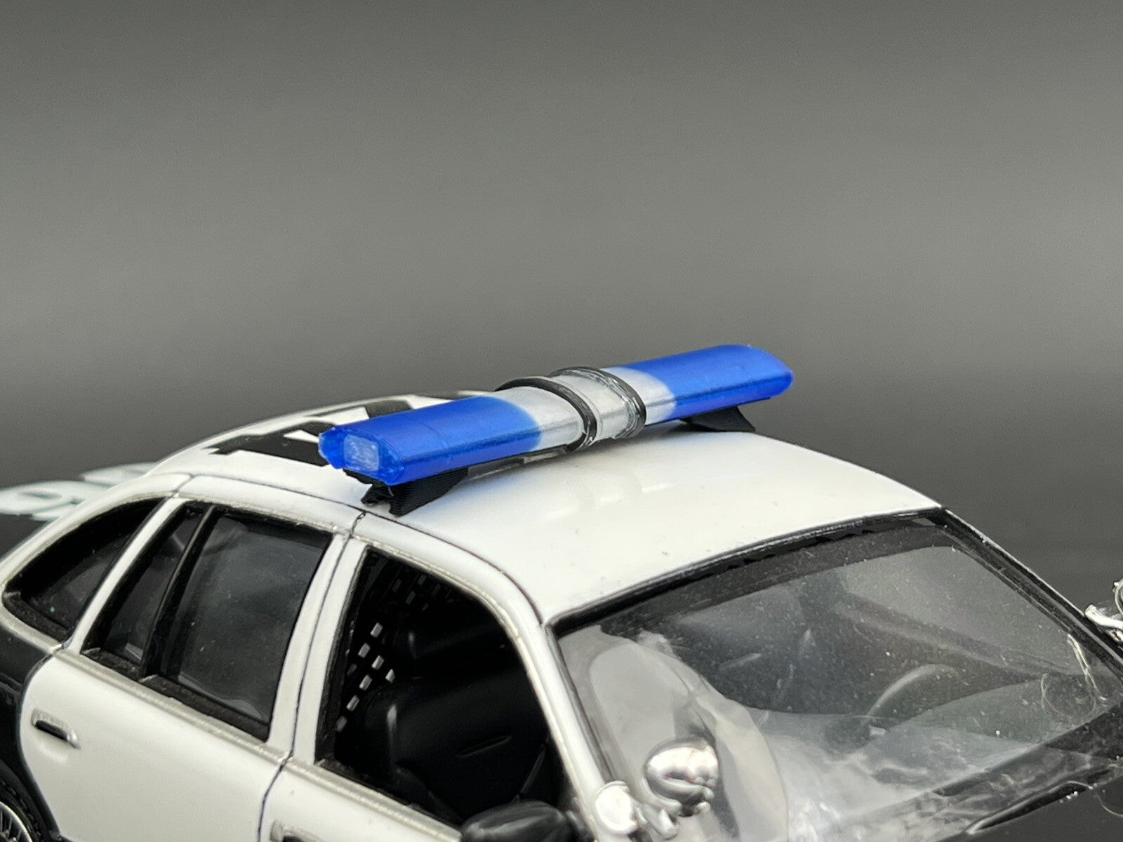 1/24 25 LED Ready Jetstrobe Jetstream Lightbar Blue Clear State Police Sheriff4