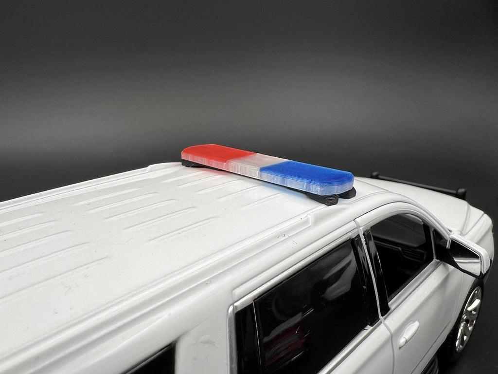 1/24 25 27 LED Ready Code 3 2700 Lightbar Blue Red Sheriff Highway Patrol Police6