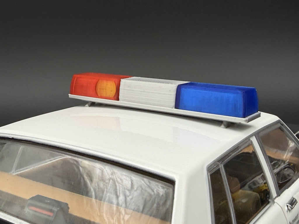 1/18 Blue Red California Twinsonic Lightbar Police Sheriff Highway Patrol 1821CA8