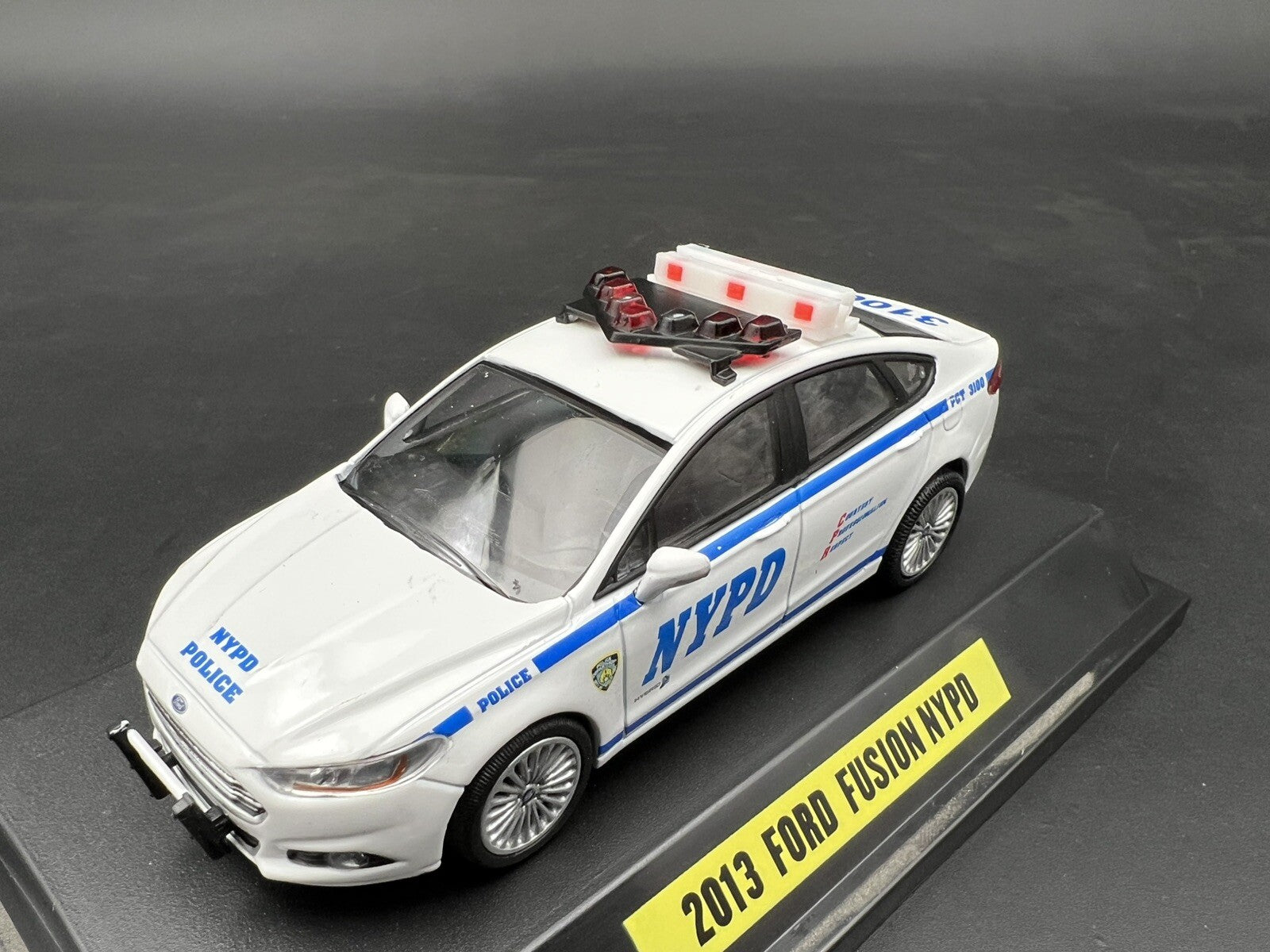 1/43 NYPD Highway Patrol (Down) High Riser Lightbar New York Police Sheriff6