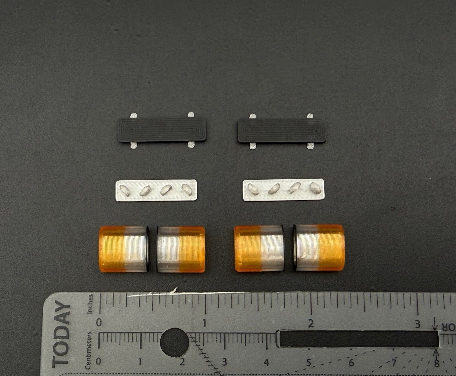2 PACK 1/24 1/25 LED Ready Mini AeroDynic Lightbar Clear Amber3