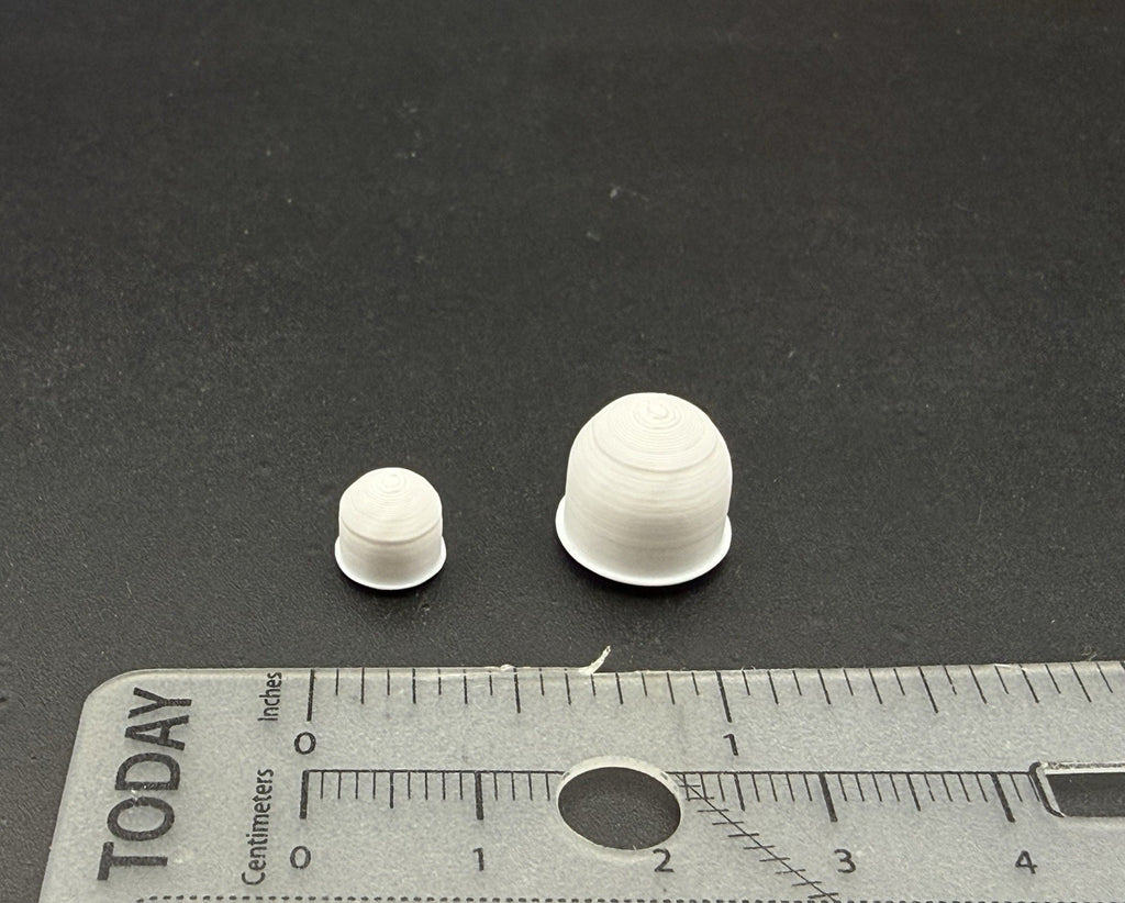 2-Pack 1/64 Scale Model Satellite TV Antenna RV Command Post 6454 WHITE4