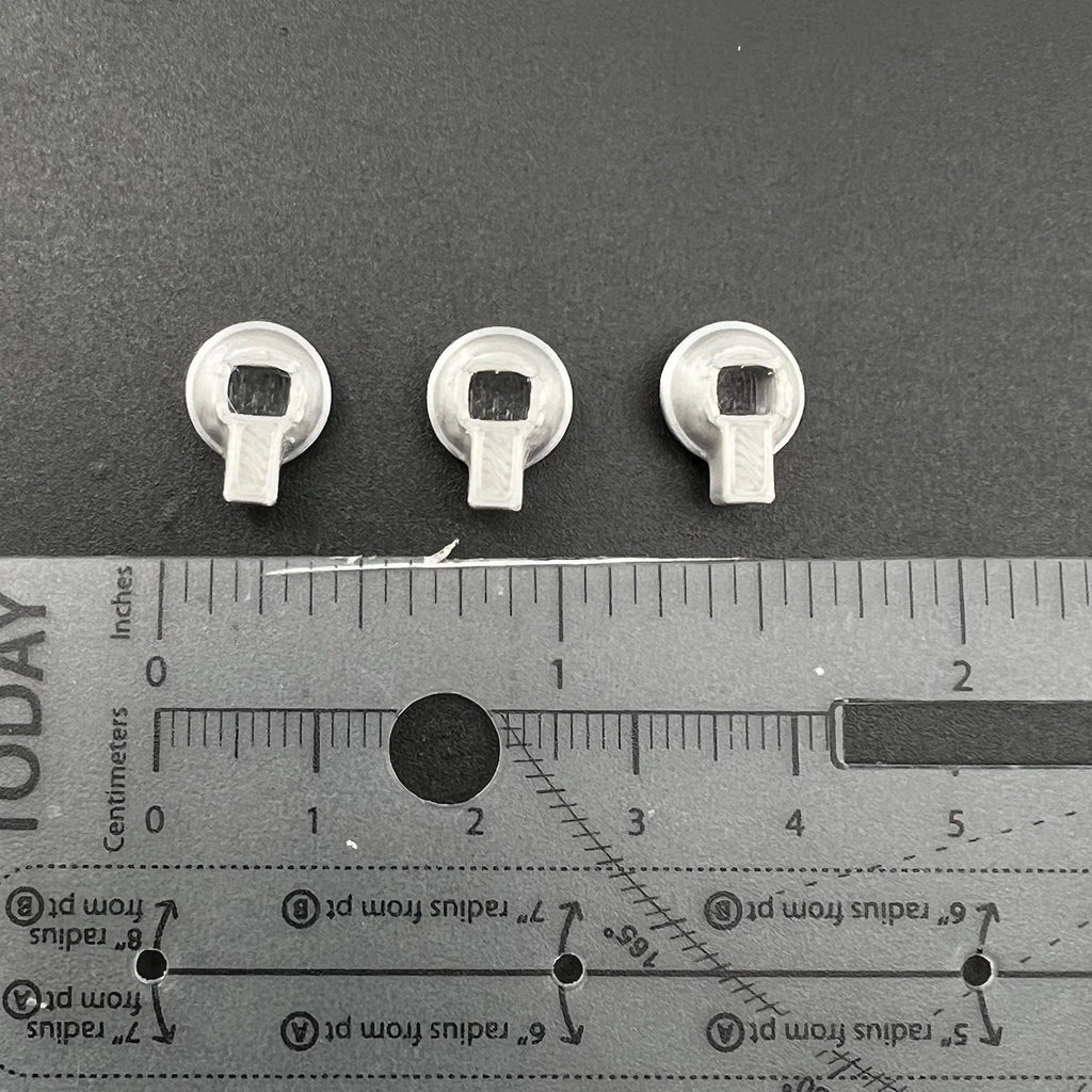 3 Pack 1/18 LED Ready Clear Vintage Round Deck Light Sheriff Police Fire5