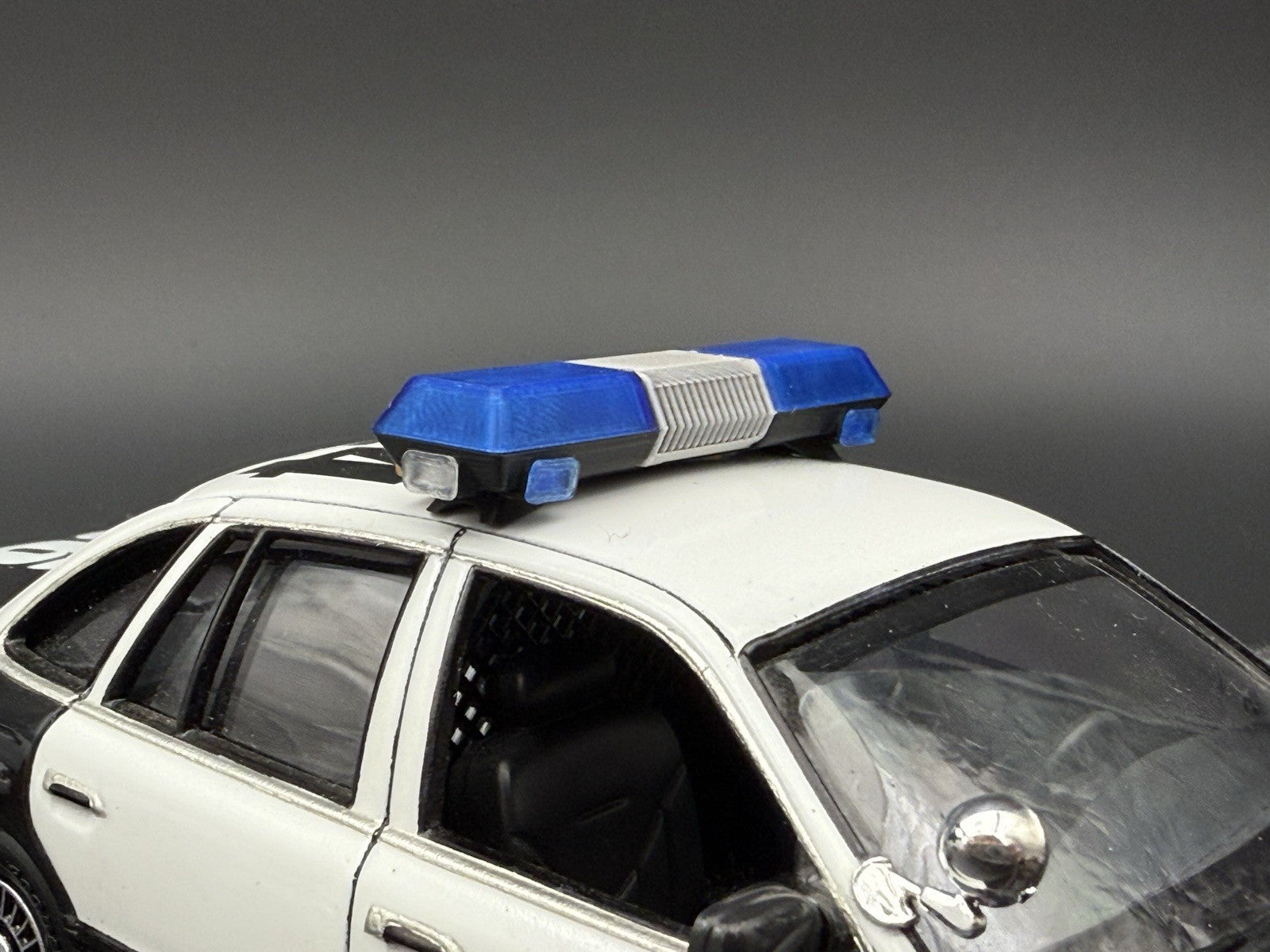 1/24 25 Scale Blue Chrome Streethawk Lightbar Police 246410
