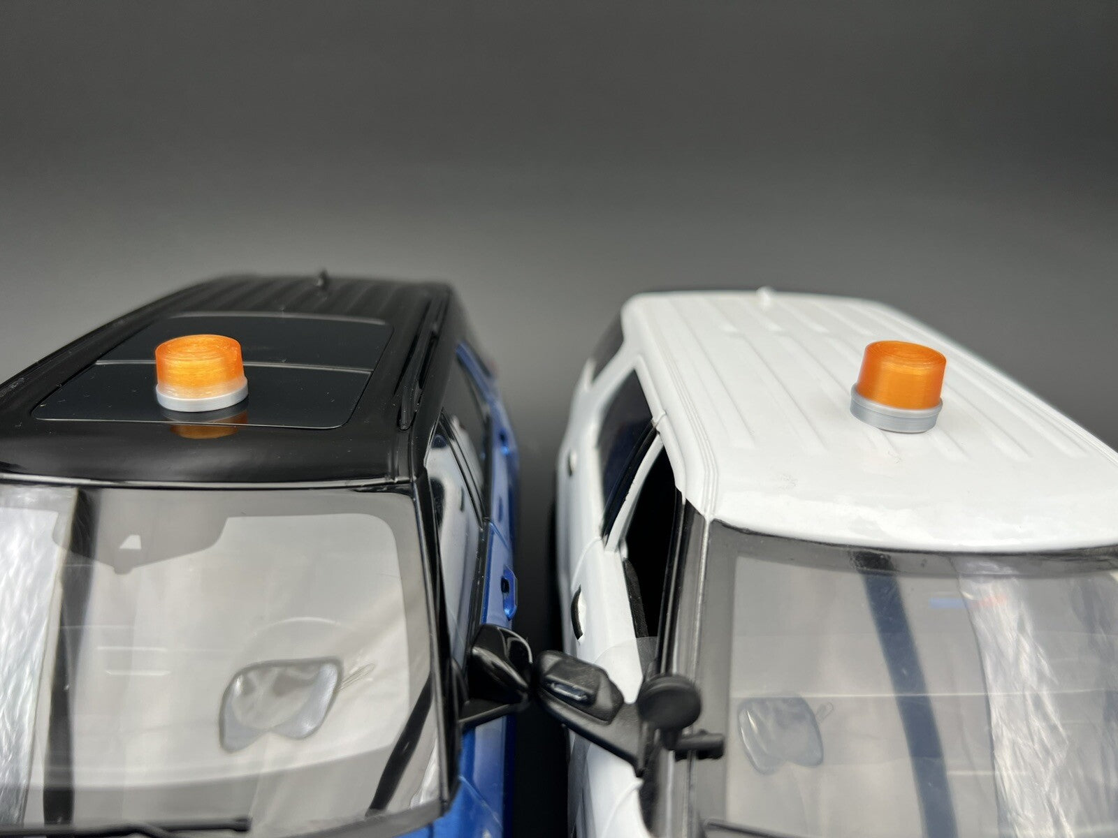 2 Pack 1/18 LED Ready Amber Beacon Lightbar Construction Work Tow Truck Security3