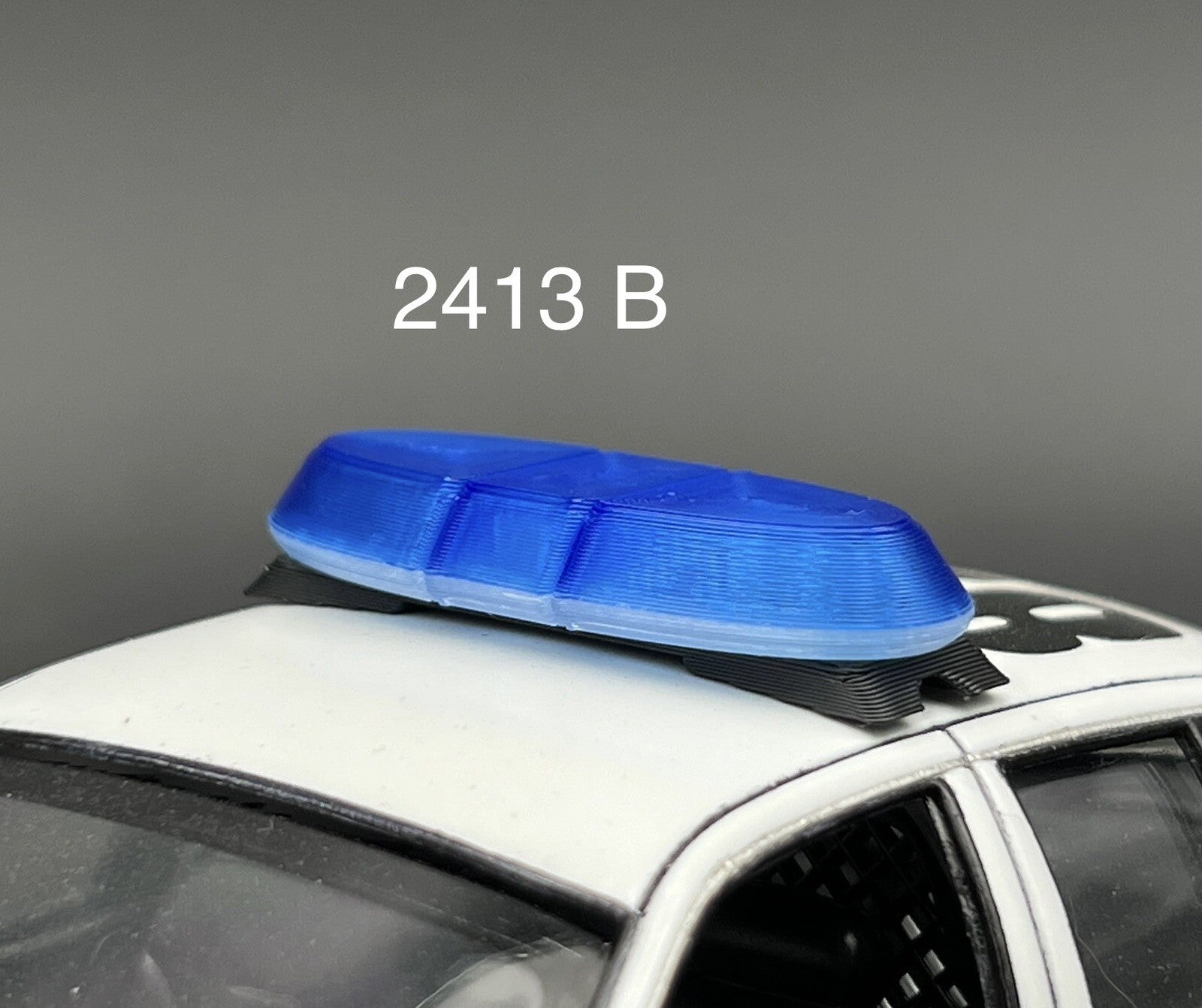 1/24 25 Blue Federal Signal Vista Lightbar Kentucky Mass State Police Sheriff0