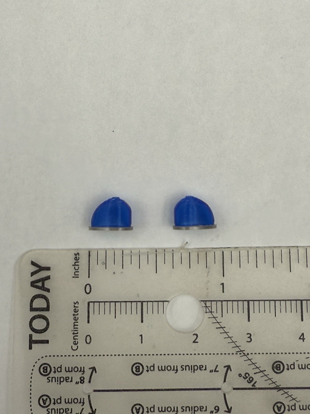 2Pack 1/24 25 LED Ready Blue Fire Ball Teardrop Beacon Kojak Police2