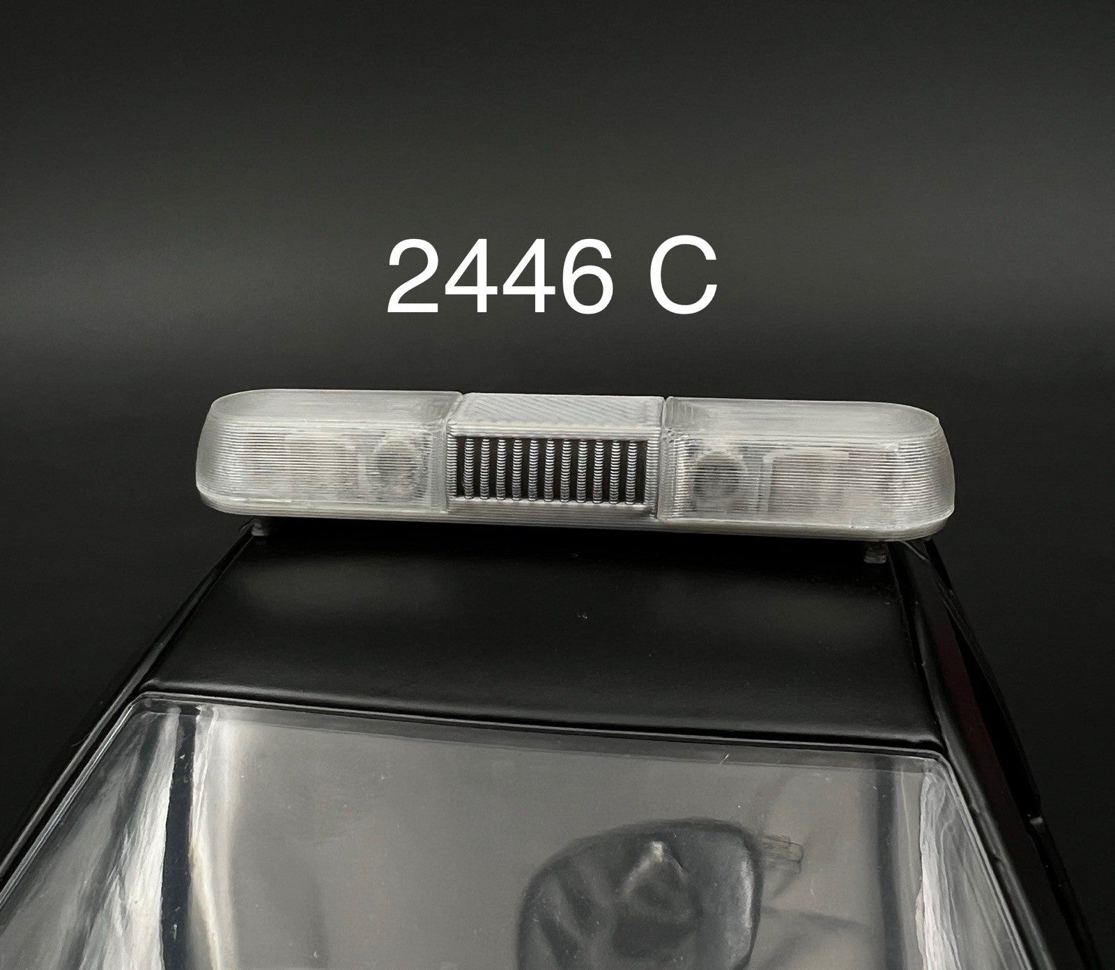 1/24 1/25 Clear Whelen 80H 90H 8000 Lightbar Police Sheriff Fire Highway Patrol0
