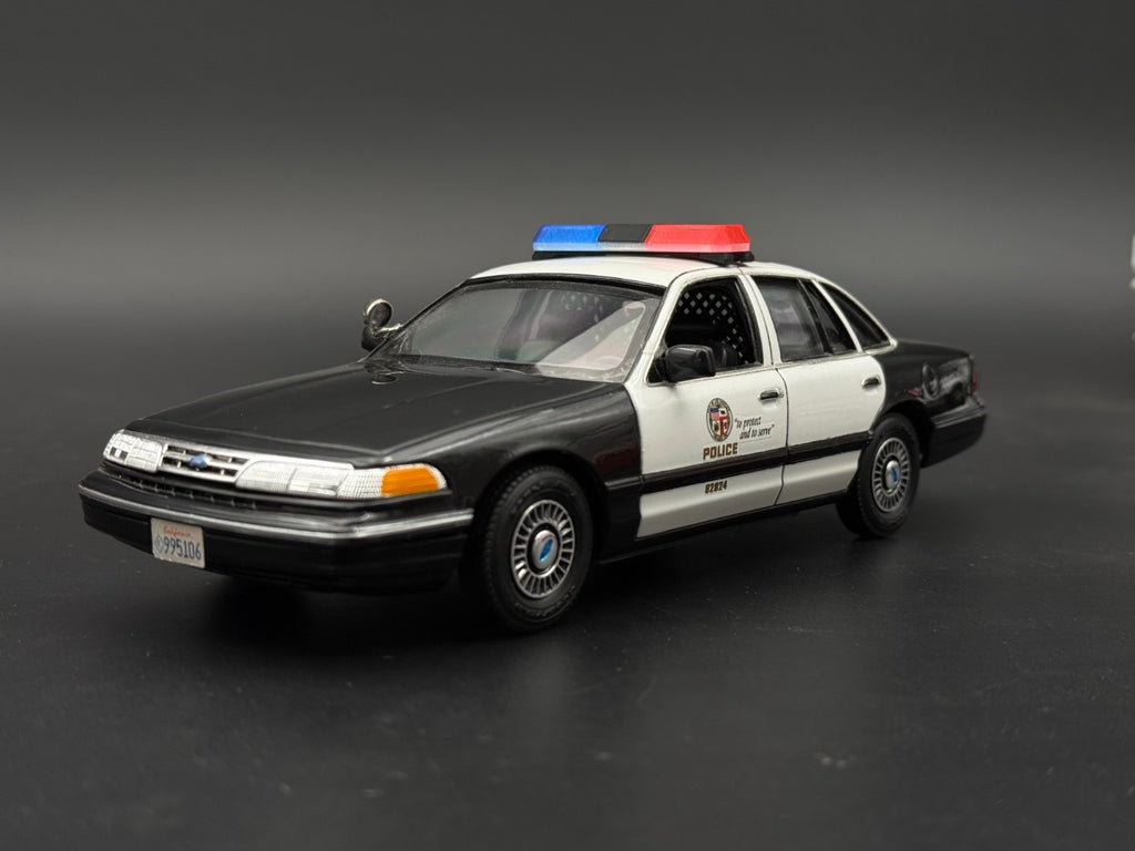 1/24 25 Scale Model Blue Red Black Code 3 Excalibur Lightbar Police 2415BRBLACK5