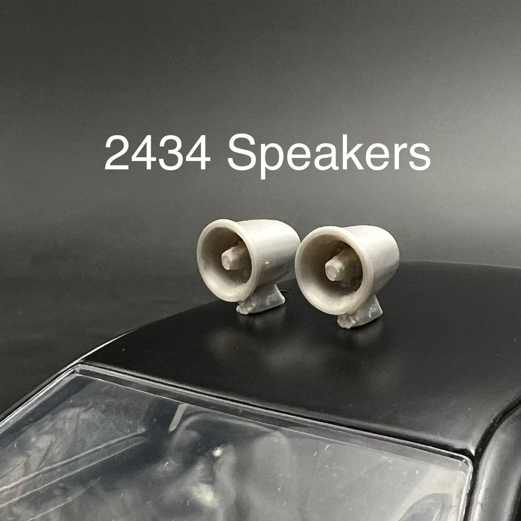 2 Pack 1/24 1/25 Scale Federal CP25 CP100 Siren Speakers Police Fire Ambulance0