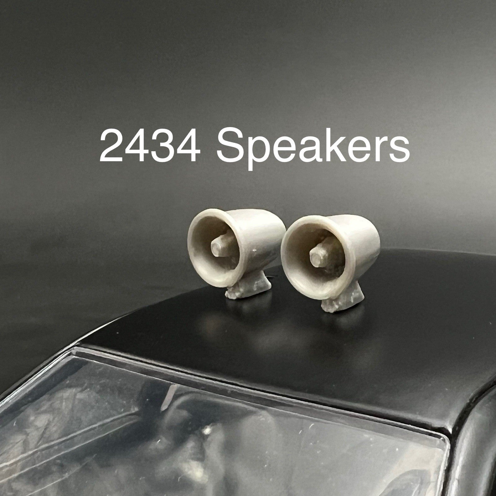 2 Pack 1/24 1/25 Scale Federal CP25 CP100 Siren Speakers Police Fire Ambulance0
