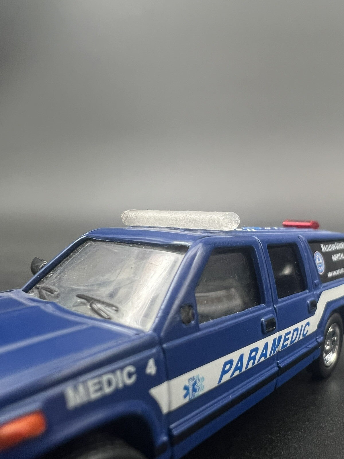 2 Pack 1/64 Federal Signal Aerodynic Lightbar Greenlight Police Car Sheriff Fire2