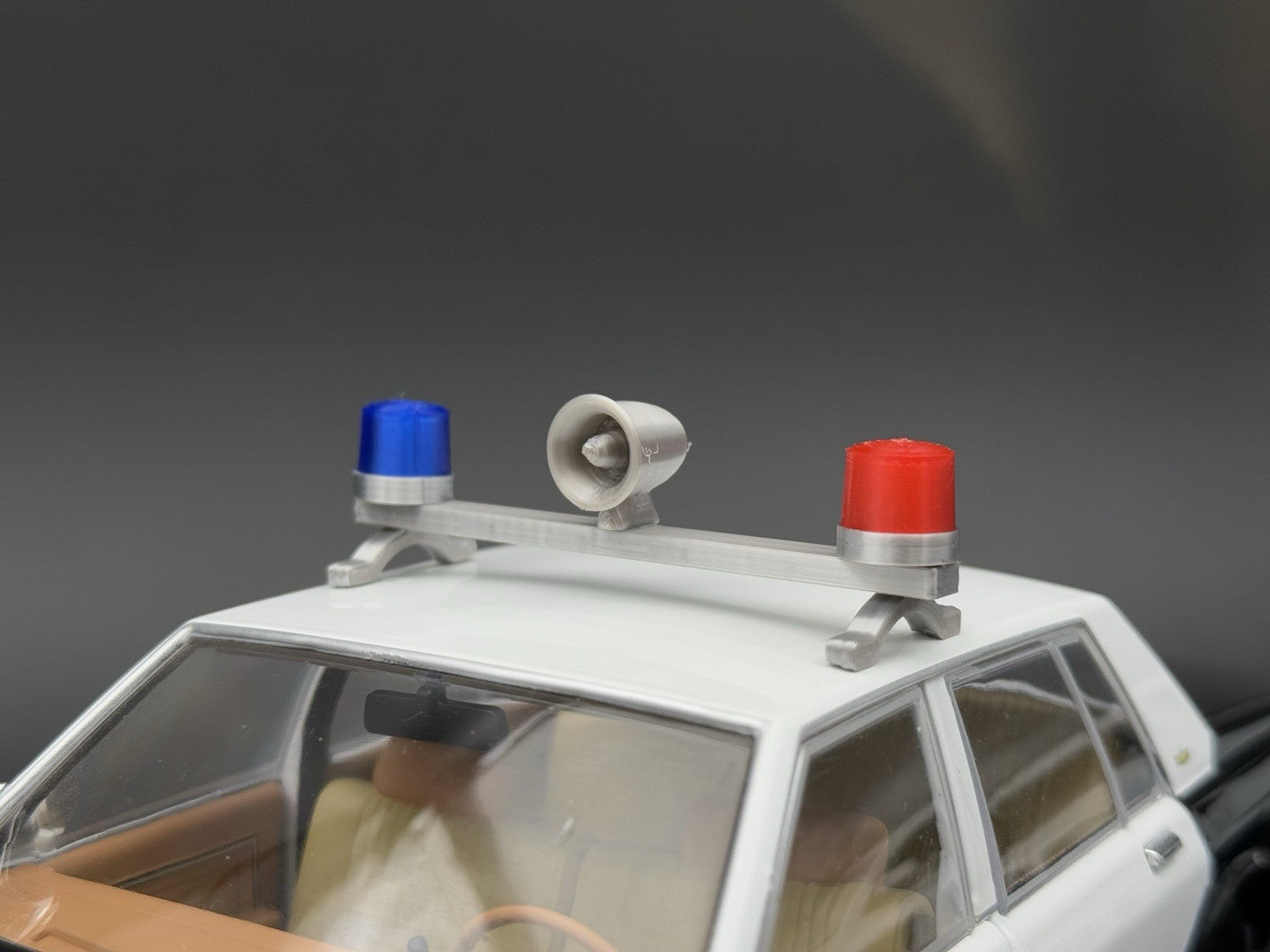 1/24 25 Scale Model Federal Twin Beacon Ray Blue Red Lightbar Visibar 2456BR10