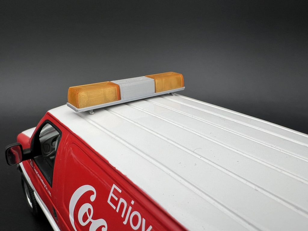 1/24 1/25 Amber Yellow Twinsonic Lightbar Tow Truck Security Construction7