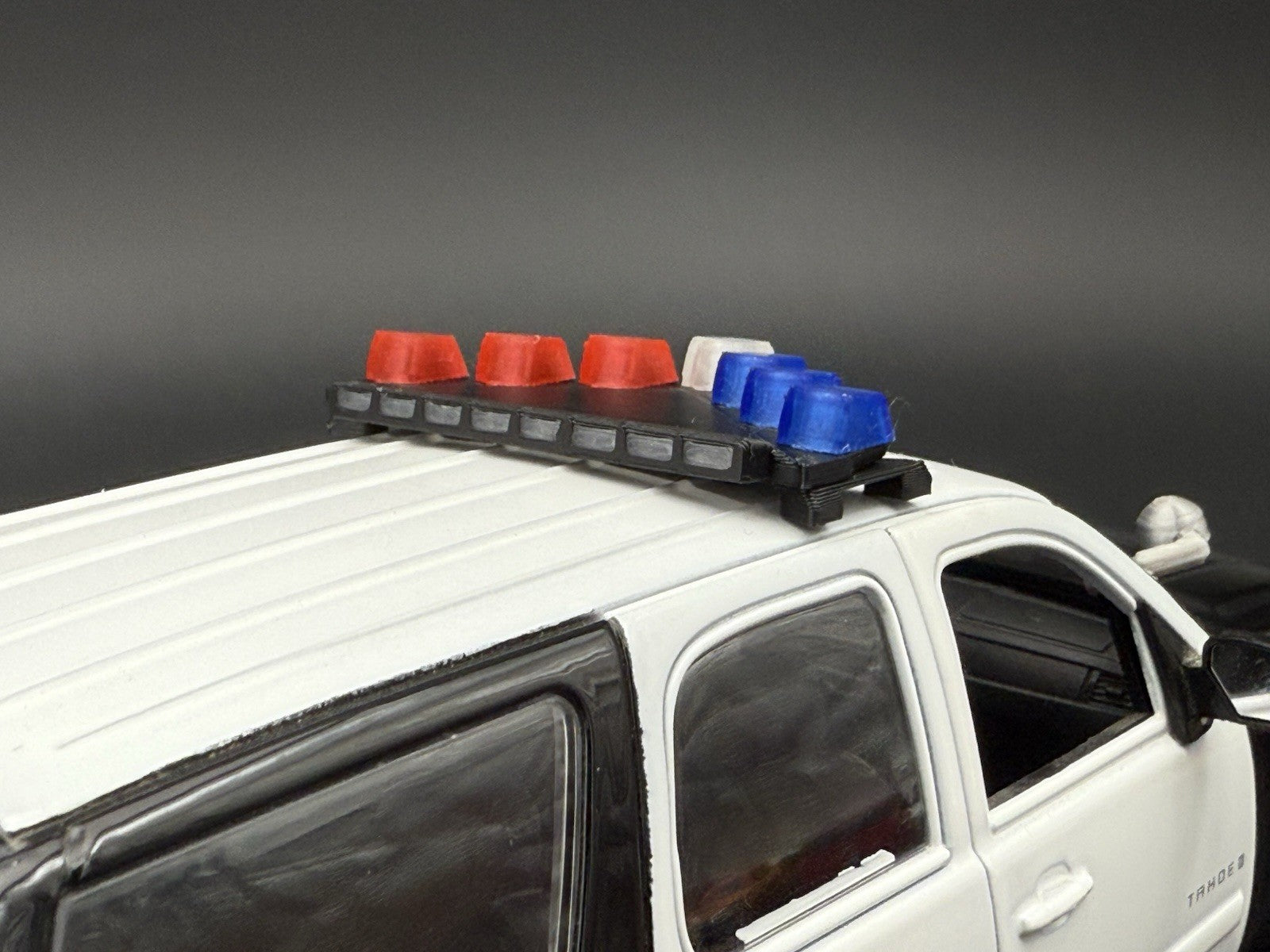 1/24 25 Scale Model LED Ready Blue Red Federal Vector Lightbar Police 2432 BR210