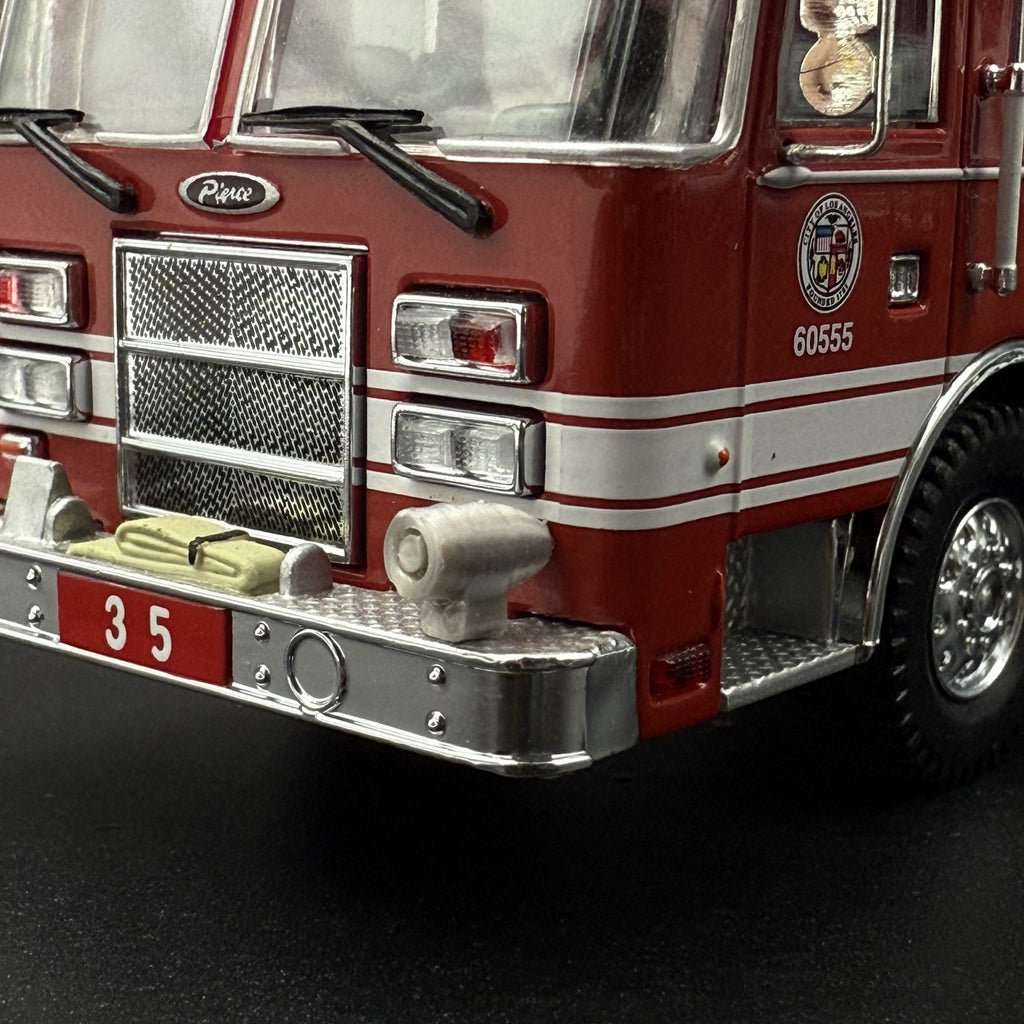 2 Pack 1/64 B&M Super Chief Siren Code 3 Fire Engine Truck Kitbash 64457