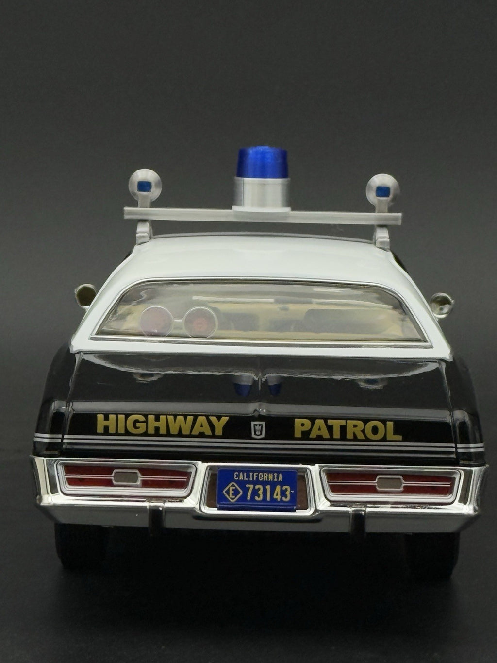 1/24 Scale Model Visibar CJ 184 284 Blue Beacon Lollipop Police Light 2456BBB7