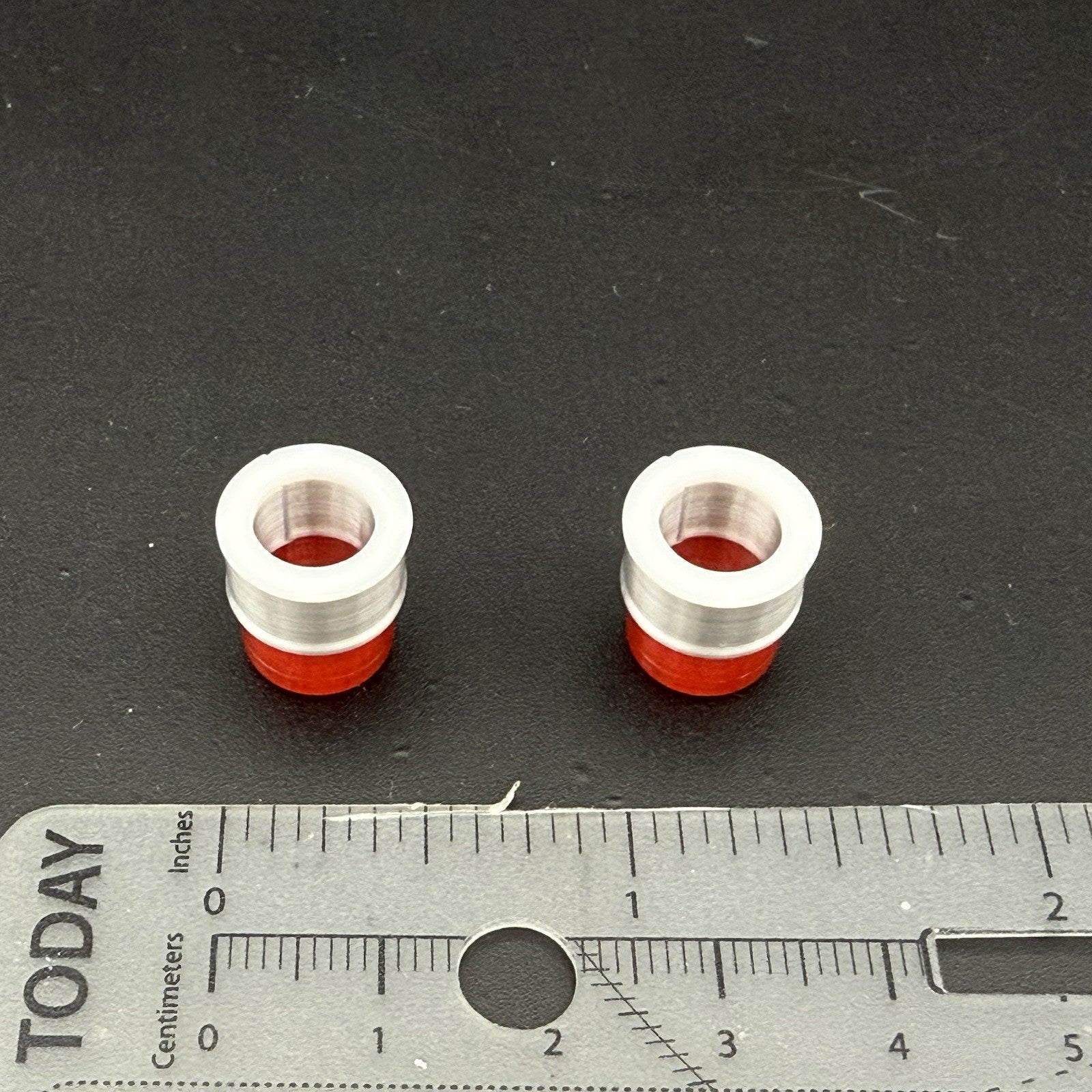2 Pack 1/24 25 LED Ready Federal CJ 184 284 Beacon Red Police State Trooper 24552