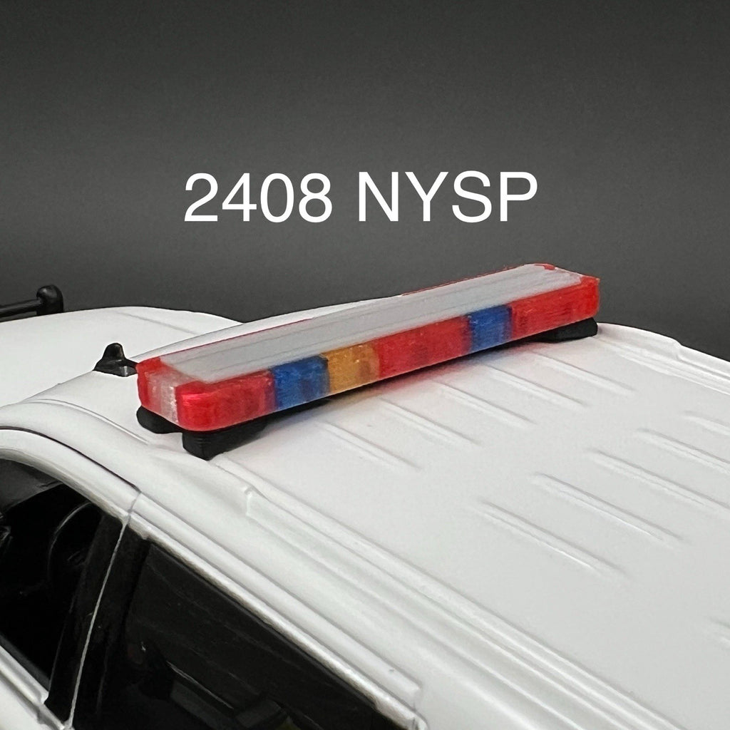 1/24 25 27 LED Ready Whelen Edge NYSP New York State Police Lightbar Sheriff0