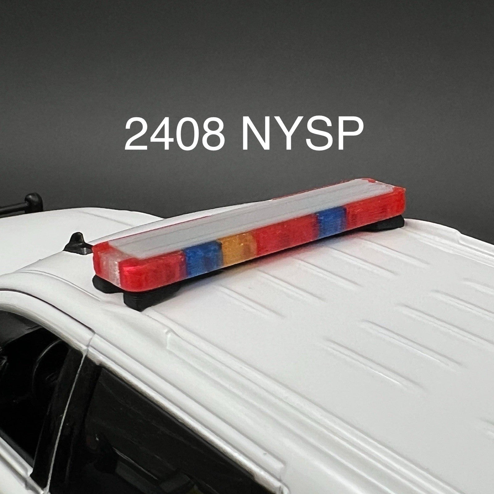 1/24 25 27 LED Ready Whelen Edge NYSP New York State Police Lightbar Sheriff0