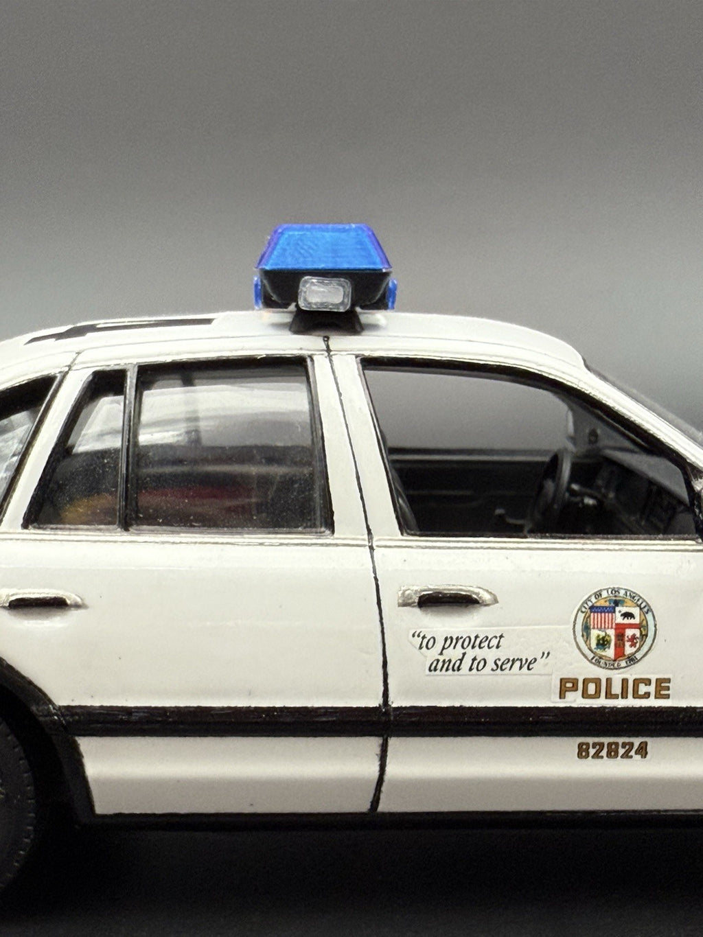 1/18 Scale Blue Red Clear Streethawk Lightbar Police 18599