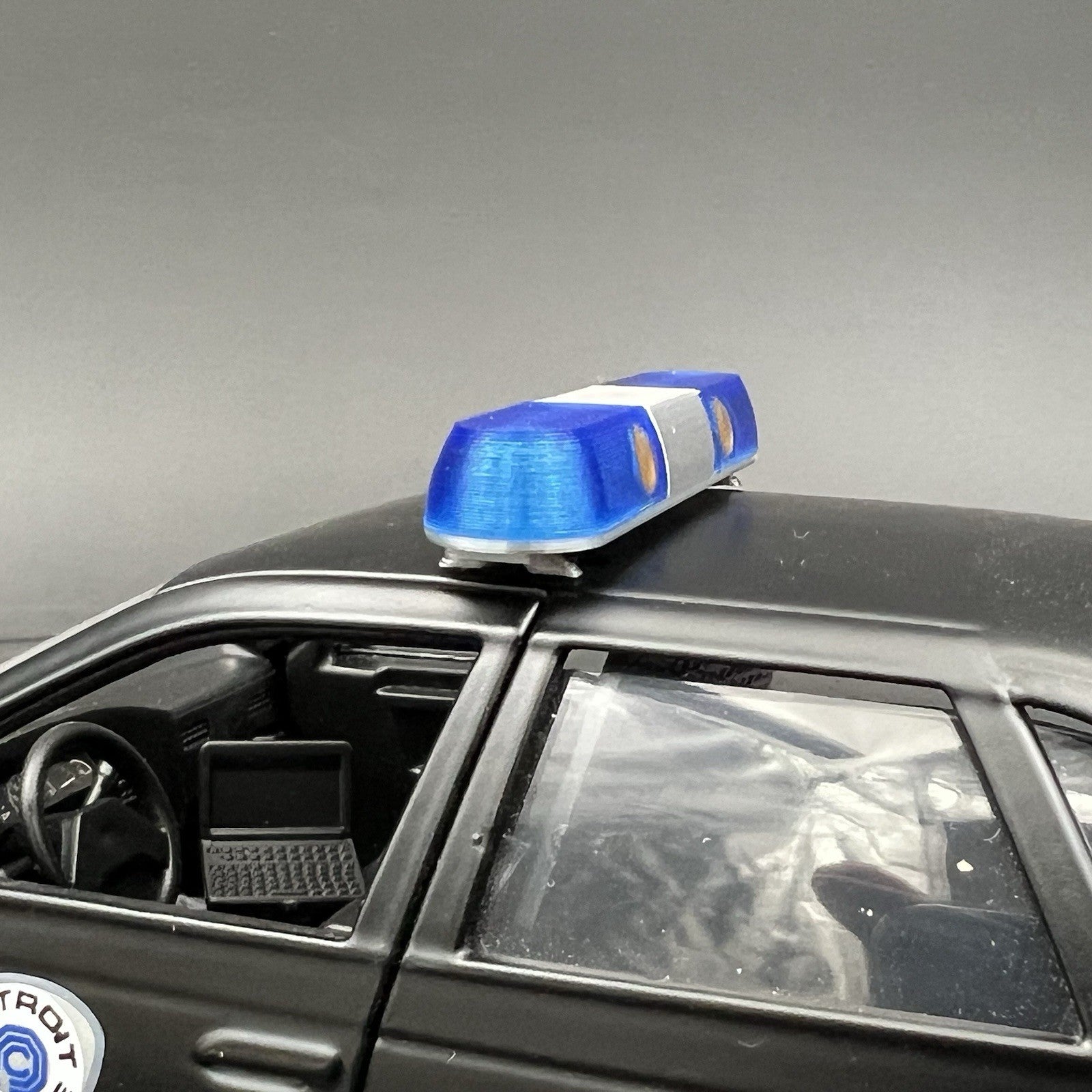 1/24 1/25 Blue Whelen 80H 90H 8000 Lightbar Police Sheriff Fire Highway Patrol3