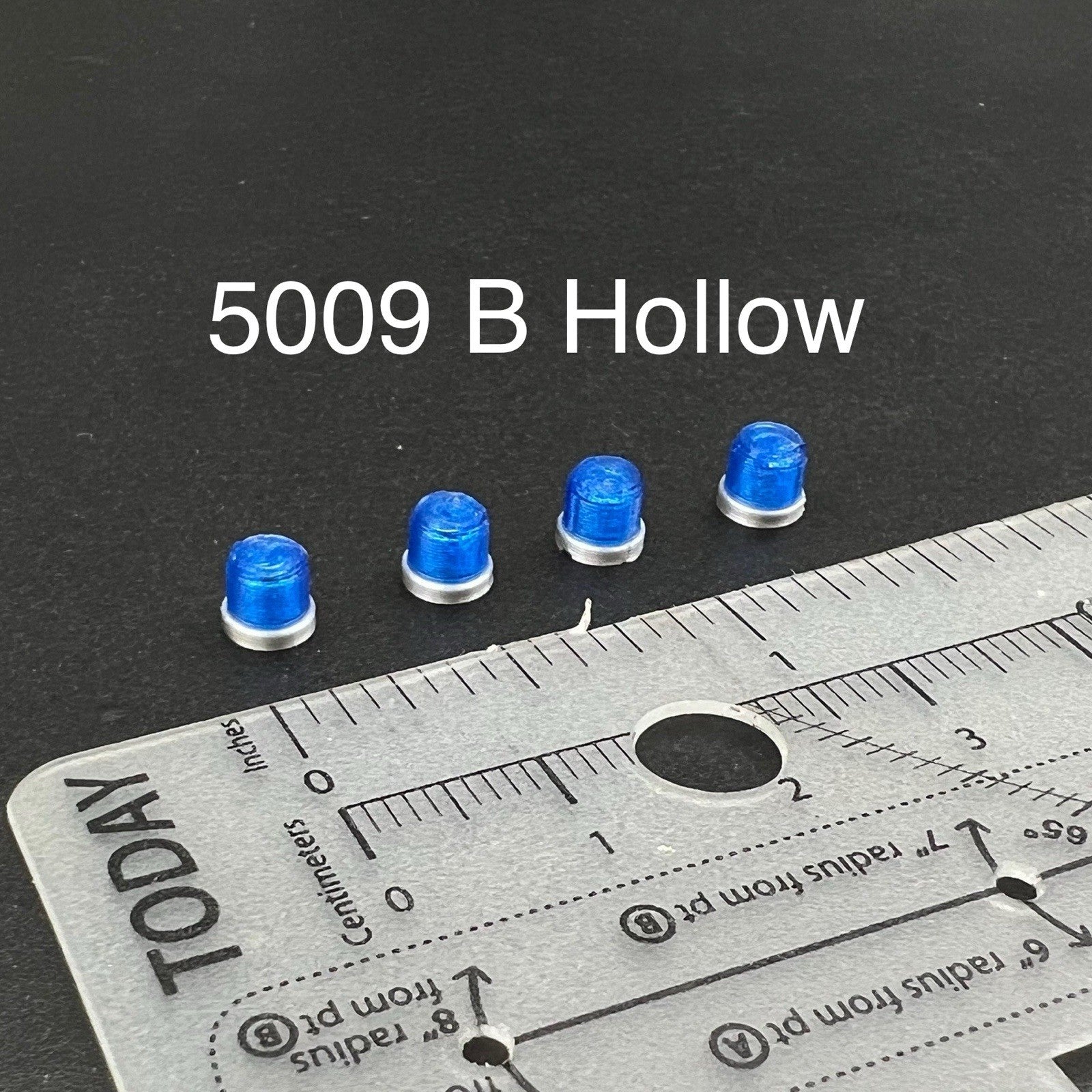 4 Pack 1/50 Blue Vintage Beacon Strobe Light Fire Truck EMS TWH WSI First Gear0